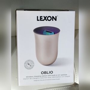 Oblio Fast Charging & Sanitizer - Gorgeous Gold Sparkle Bell Shape - UV LIGHT